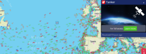 schiffsradar außerhalb der Reichweite
