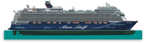 Mein Schiff 6 in der Seitenansicht als Grafik