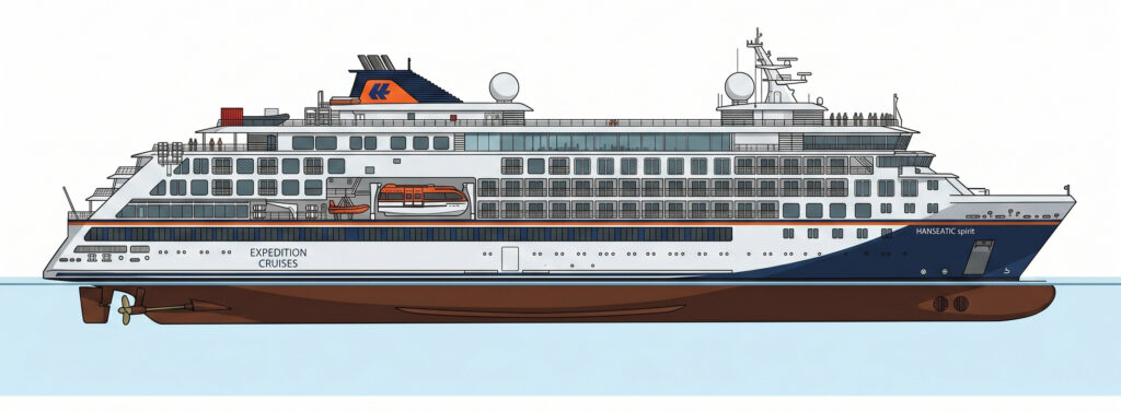 Seitenansicht Hanseatic Spirit