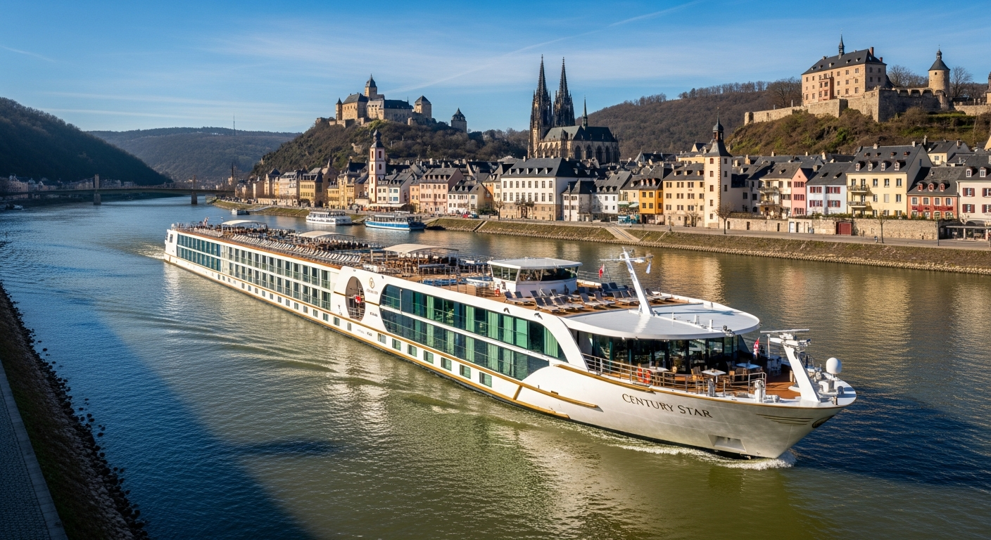 Flusskreuzfahrt Century Star: Neues Schiff für Europa ausgeliefert