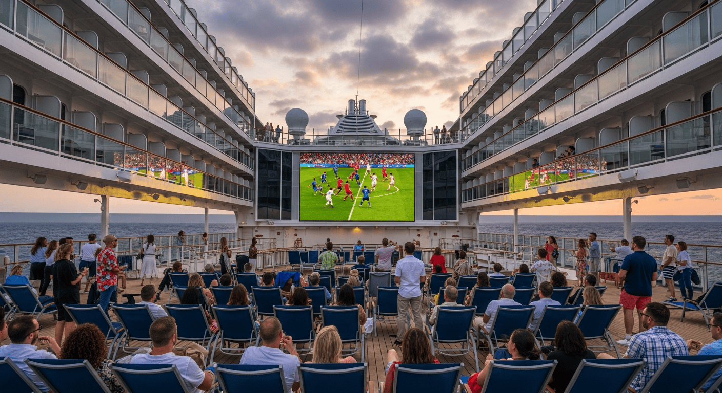 Kreuzfahrt Sportereignisse: P&O und Cunard zeigen WM, Wimbledon