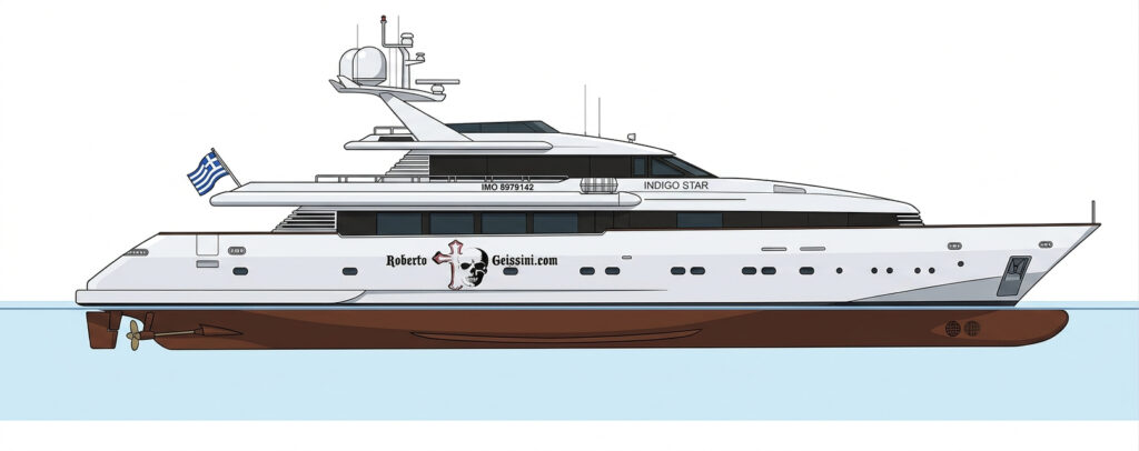 Die Luxusyacht Indigo Star I der Familie Geiss