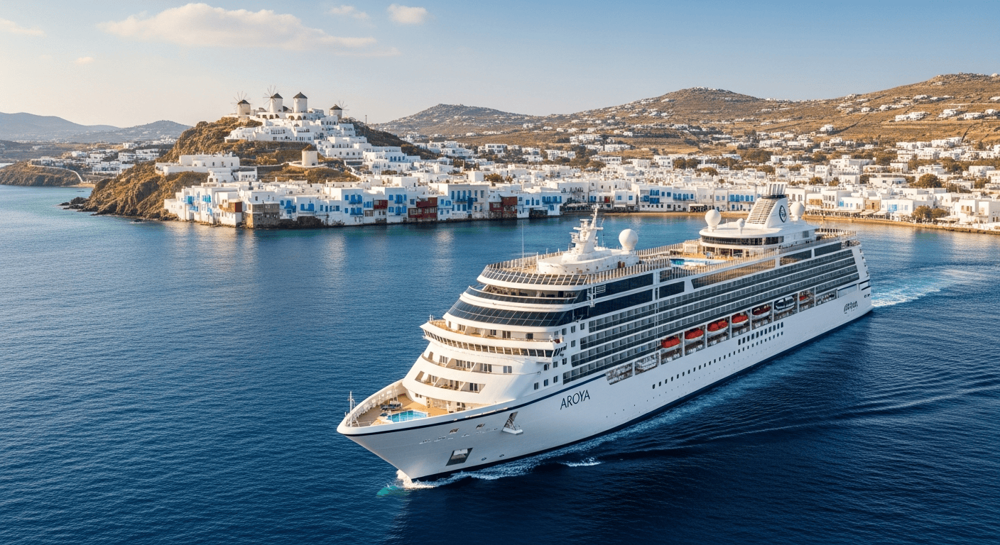 Aroya Griechenland Kreuzfahrt: Erster Anlauf in Mykonos 2026