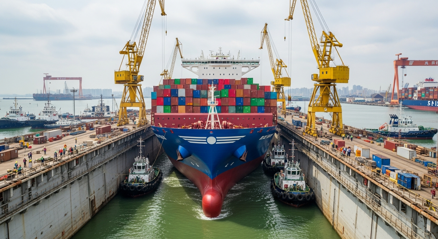 Containerschiffe Neubau: Shanghai Changshun bestellt vier weitere