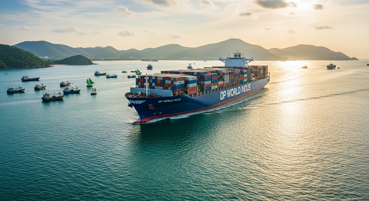DP World Indien Containerschiff: Flotte erweitert