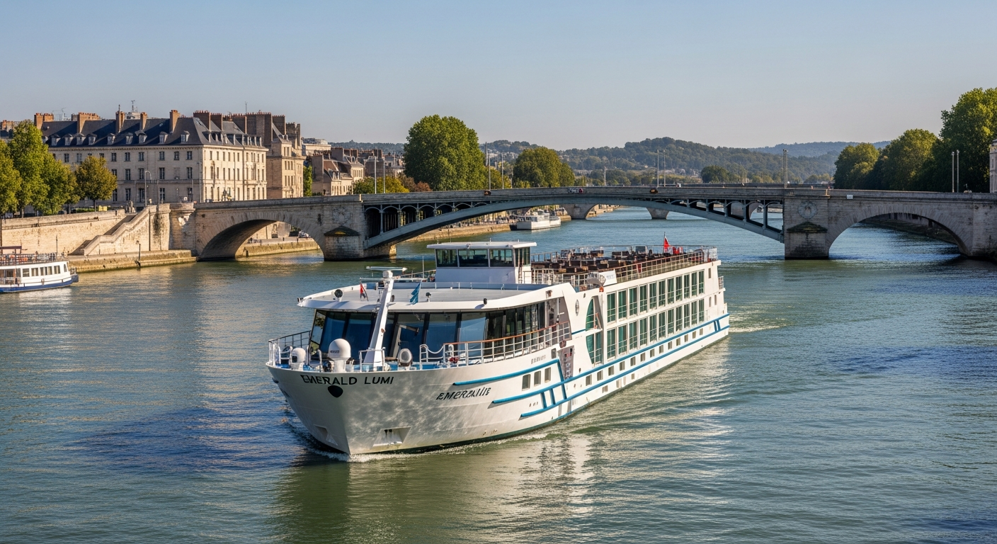 Flusskreuzfahrtschiff Emerald Lumi feiert Stapellauf