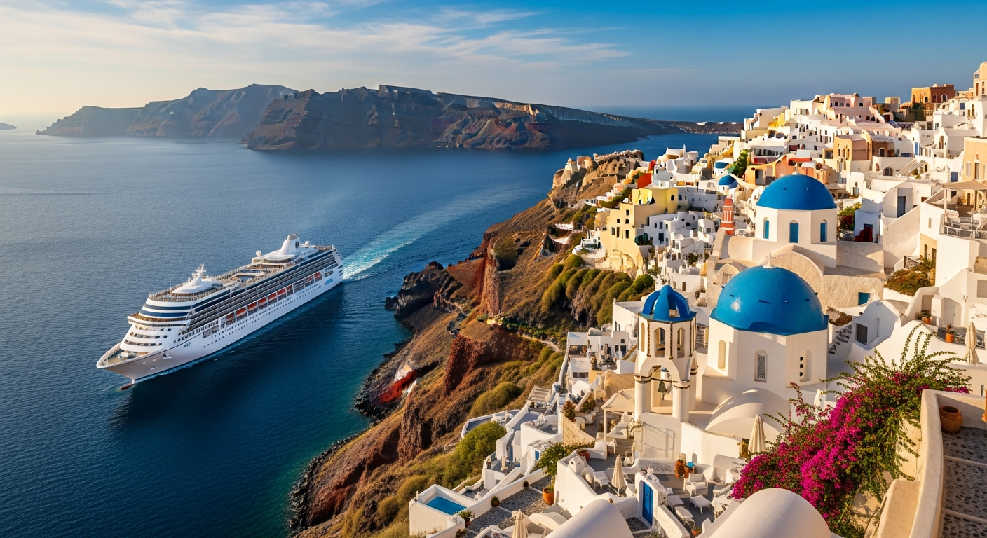 Kreuzfahrt Santorini: Treppe Karavolades gesperrt