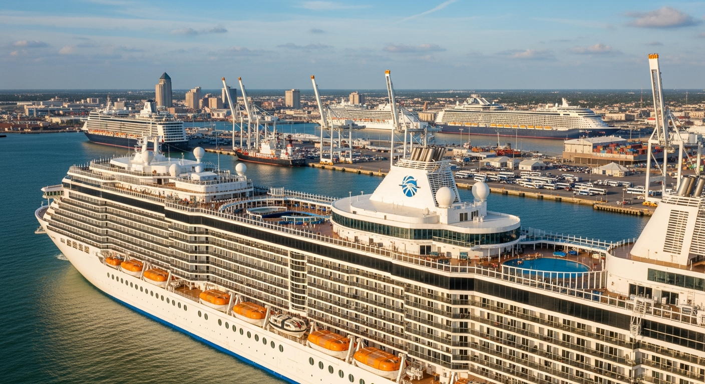 Kreuzfahrtterminal Galveston: Machbarkeitsstudie für fünften Terminal
