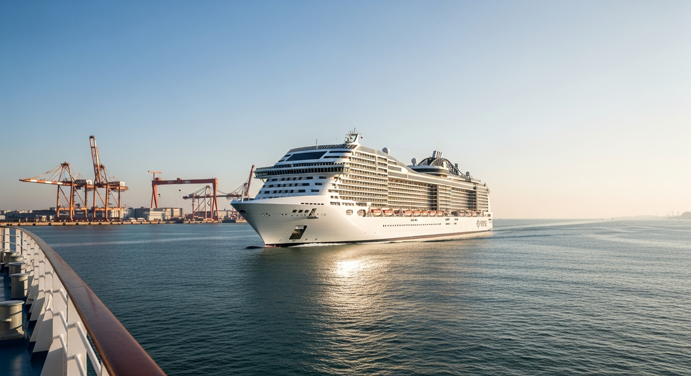 MSC World Asia Seefahrten beginnen für LNG-Kreuzfahrtschiff