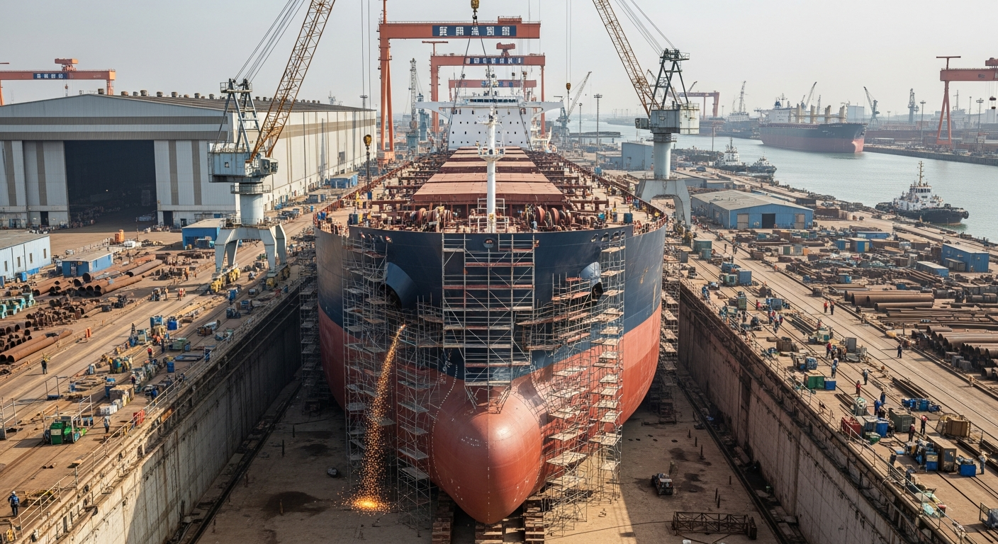 Newcastlemax Massengutfrachter Bestellung: Polaris Shipping ordert bei Hengli