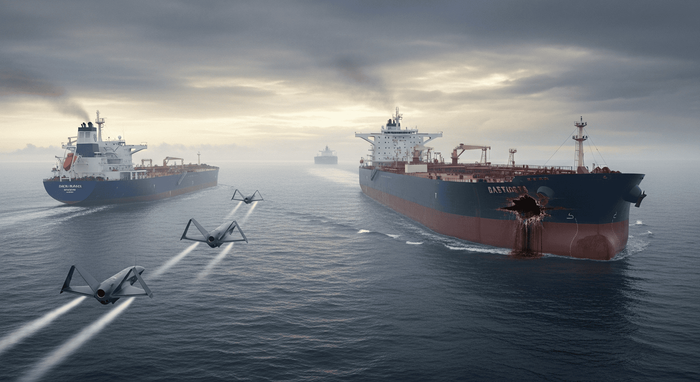 Oeltanker Schwarzes Meer Angriff: Ukraine trifft zwei russlandnahe Schiffe