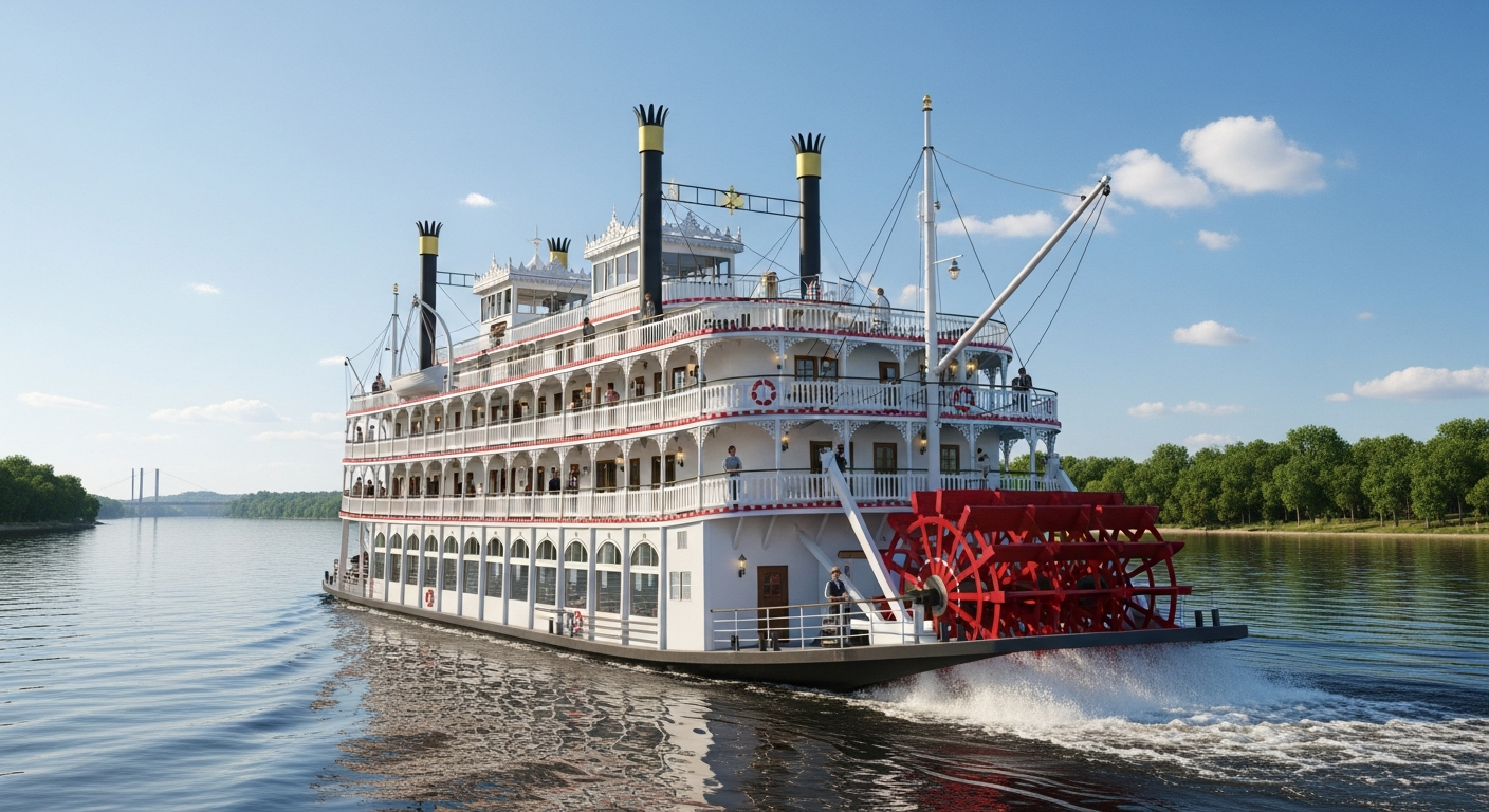 Flusskreuzfahrtschiff American Beauty startet 2028 auf dem Mississippi