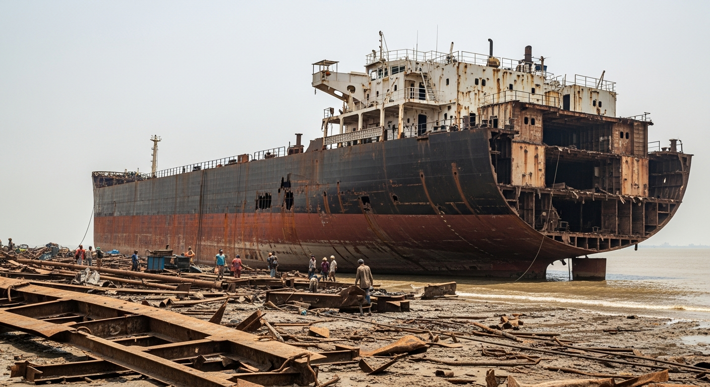 Gasleck Schiffsabwrackung Bangladesch: Sieben Tote in Werft
