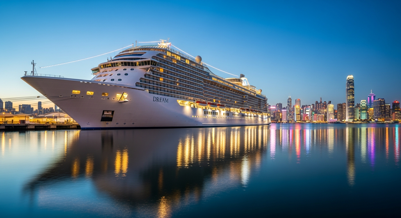 Hotelschiff Dream: Stationärer Aufenthalt in Dalian und Qingdao
