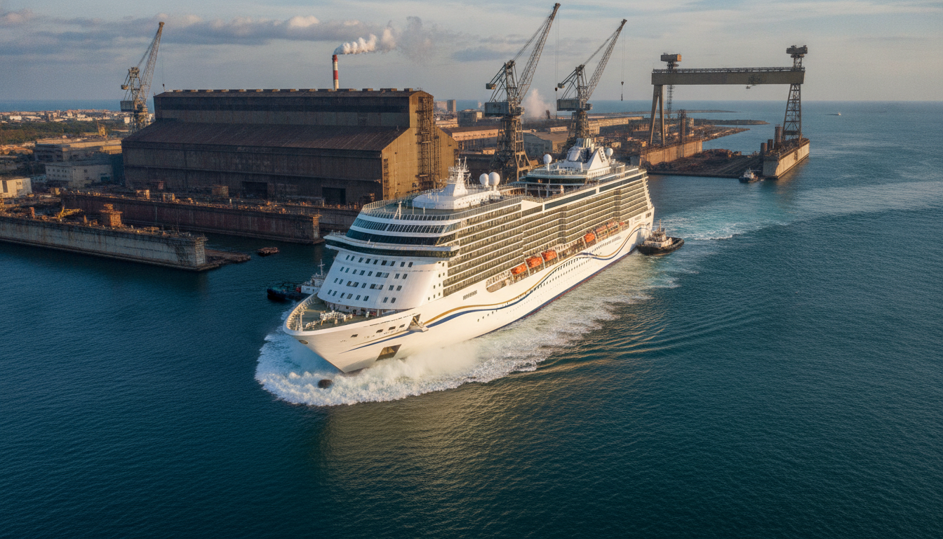Oceania Sonata Stapellauf: Neues Kreuzfahrtschiff in Marghera