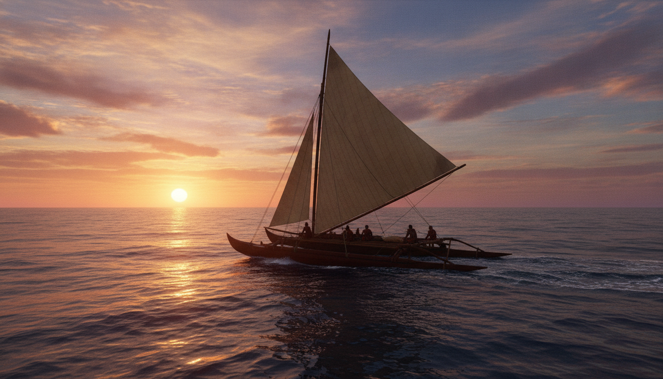 Polynesische Navigation: Hawaiianische Segler meistern Pazifik