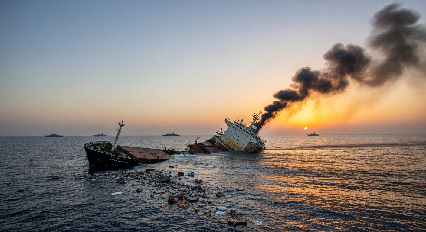 Schiff versenkt Rotes Meer: Indisches Frachtschiff nach Houthi-Angriff gesunken