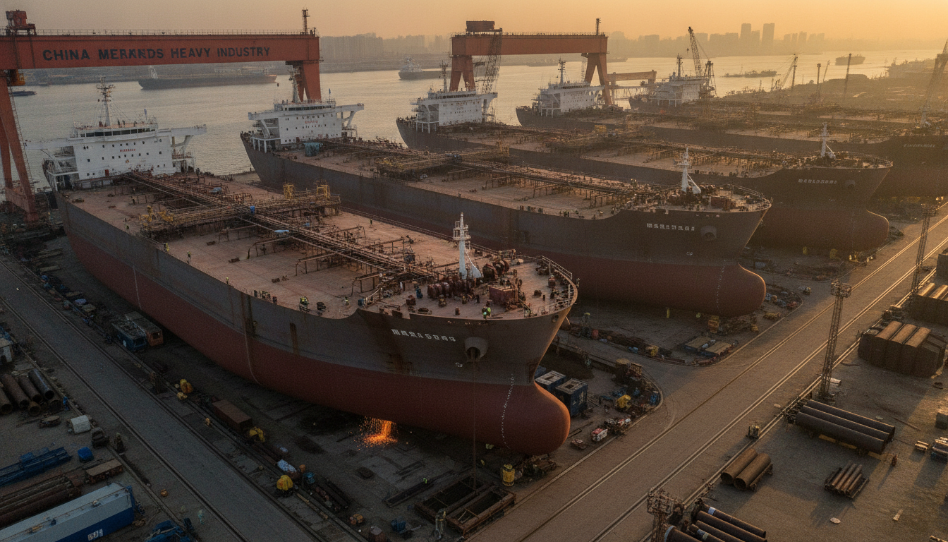 Tankerbestellung China Merchants: Vier Schiffe für europäische Eigner