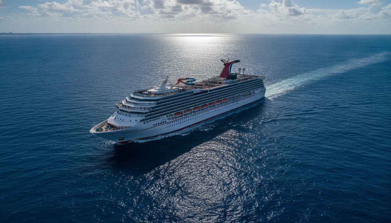 Carnival Freedom Schornstein erstrahlt nach Reparatur in neuem Glanz