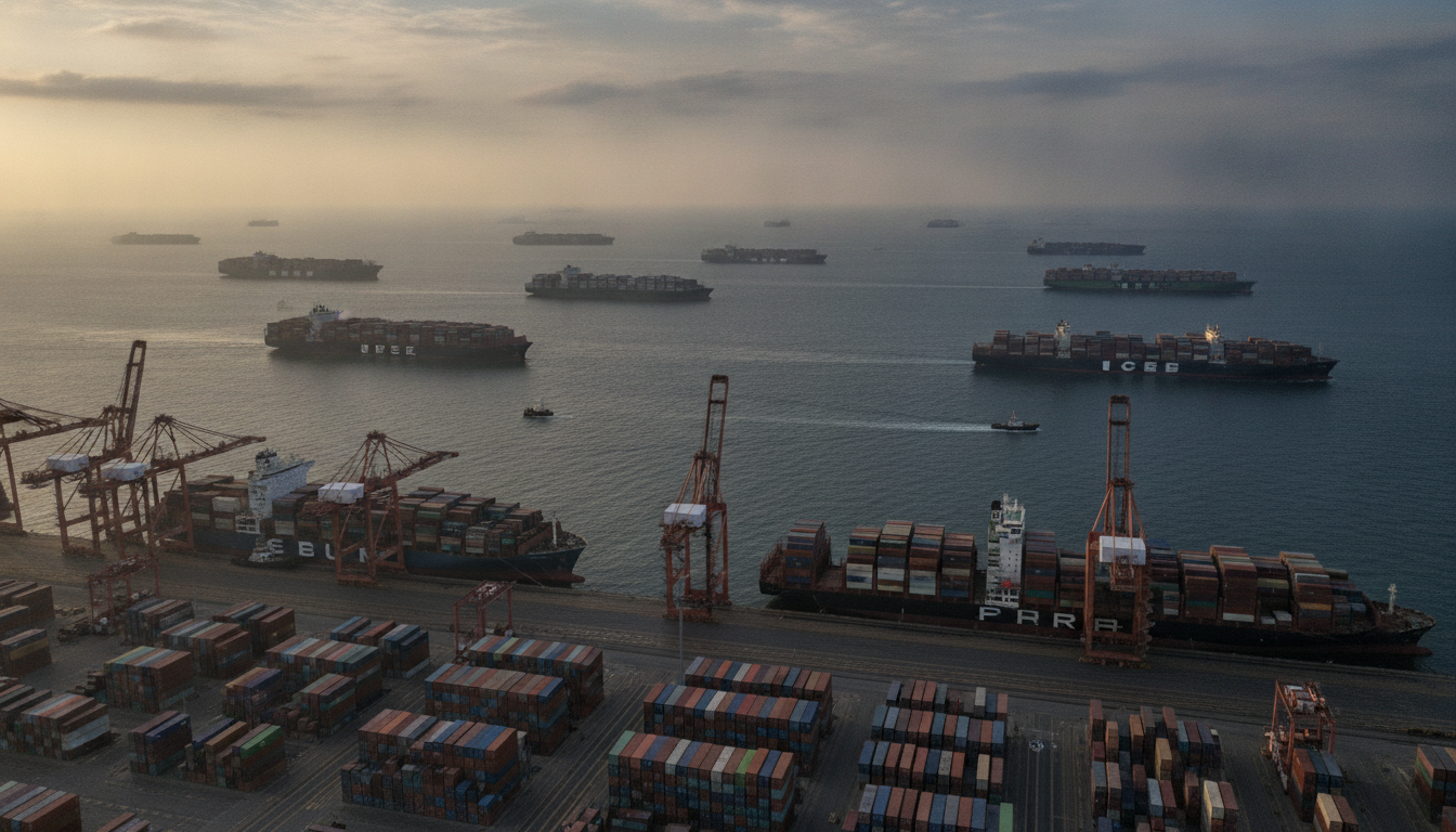 Containerfrachtraten sinken leicht vor Goldener Woche