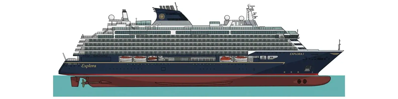 Explora I – Seitenansicht (Illustration)
