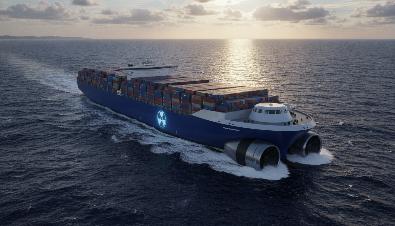 Nuklearschifffahrt: „Pink Corridor“ für Atom-Containerschiffe geplant