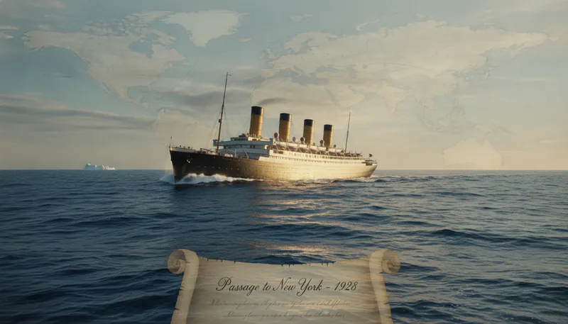 KI-generiertes Symbolbild: Cunard enthüllt Reisen 2028/29 und 500. Transatlantik-Passage